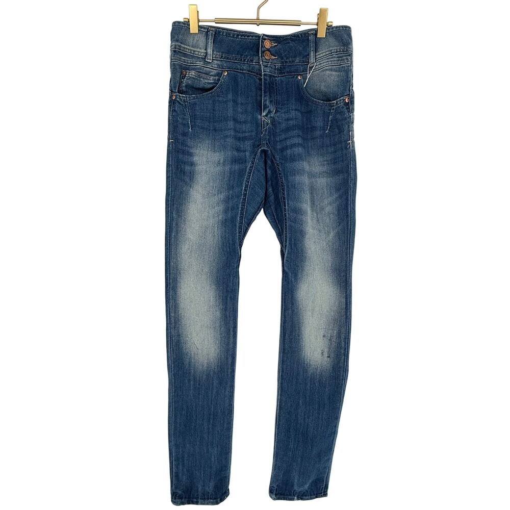 H&M Y2K Harem Style Denim Jeans Women's Size 27 Skinny Leg Low Rise